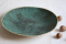 Ceramiczna matowa turkusowa patera